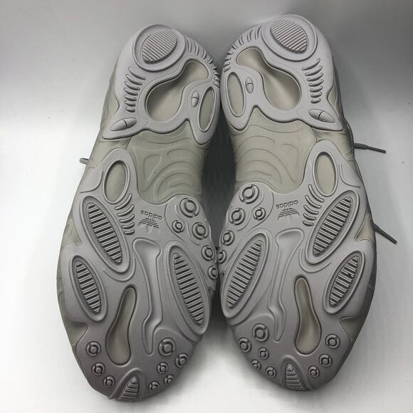 Adidas Mens Oznova Triple Gray Sneakers Lace Up US Size 10 - Picture 4 of 10